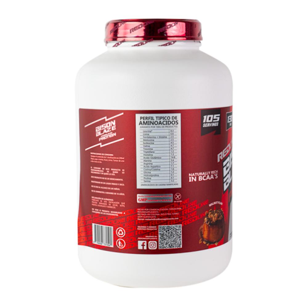 Foto 2 | Proteína Hidrolizada Redline Bison Blaze Flan de Nuez 3.6 kg