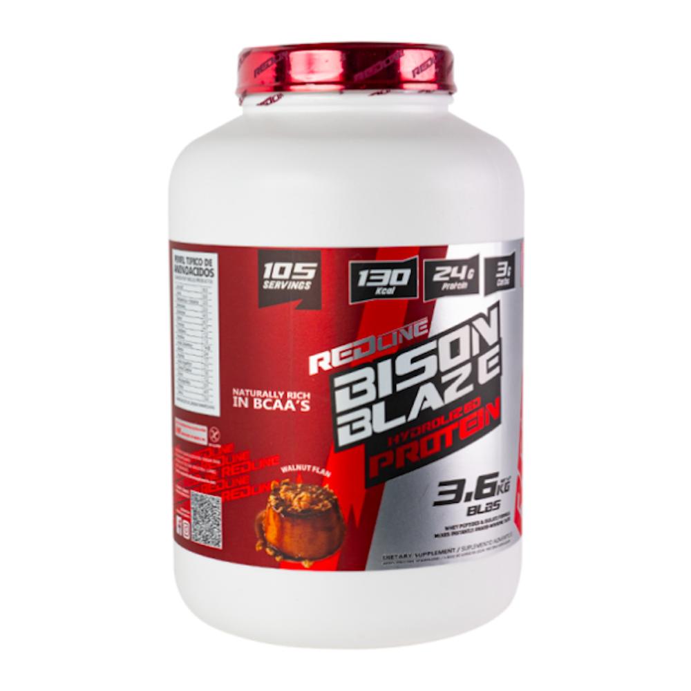 Foto 3 | Proteína Hidrolizada Redline Bison Blaze Flan de Nuez 3.6 kg