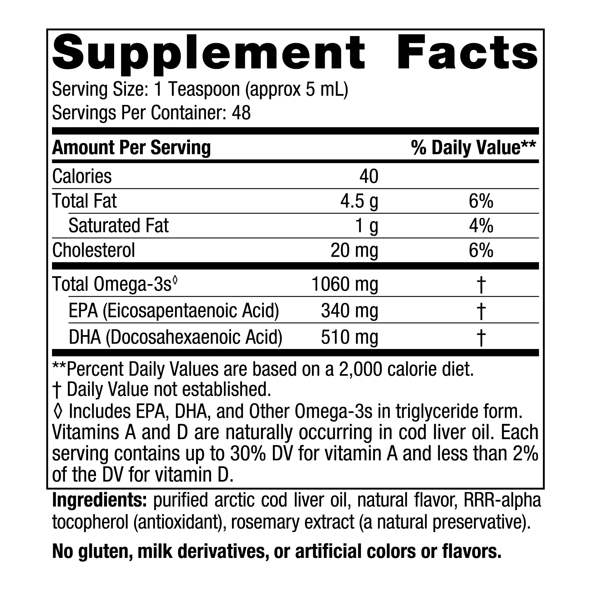 Foto 2 | Venta Internacional - Suplemento de Aceite de Hígado de Bacalao Ártico Nordic Naturals 240 ml