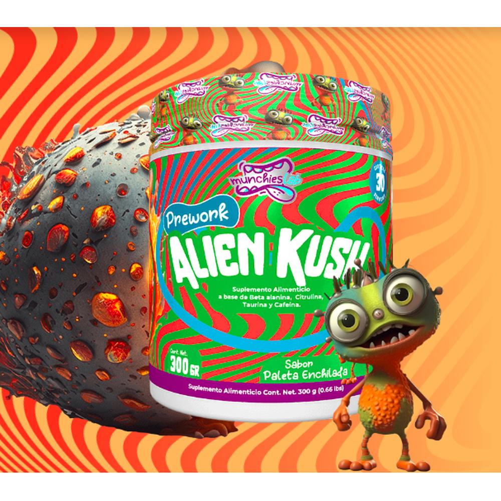 Foto 3 pulgar | Paleta Enchilada Munchies Lab Prework Alien Kush 300 gr