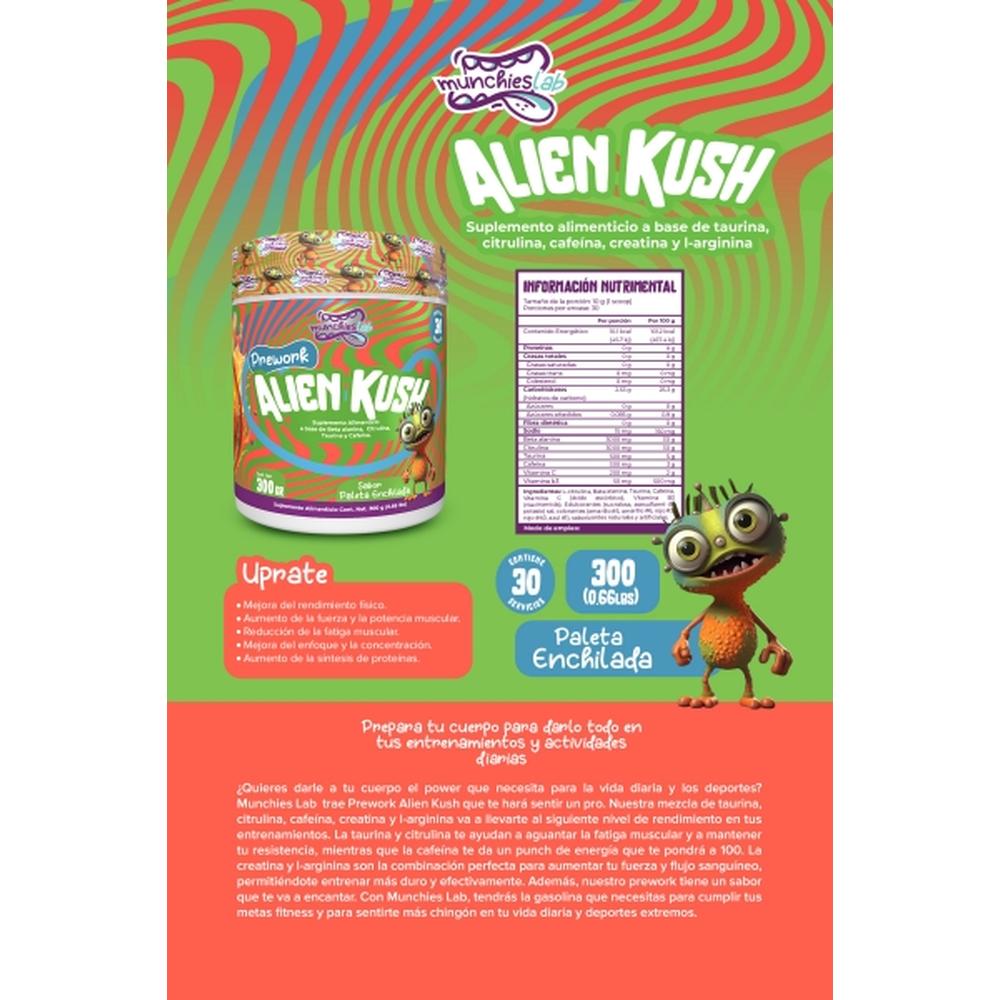 Foto 4 | Paleta Enchilada Munchies Lab Prework Alien Kush 300 gr
