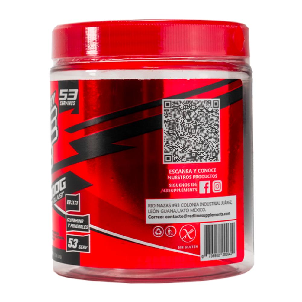Foto 3 pulgar | Redline Recovery Bcaa Rouge Wolf Frambuesa 400gr