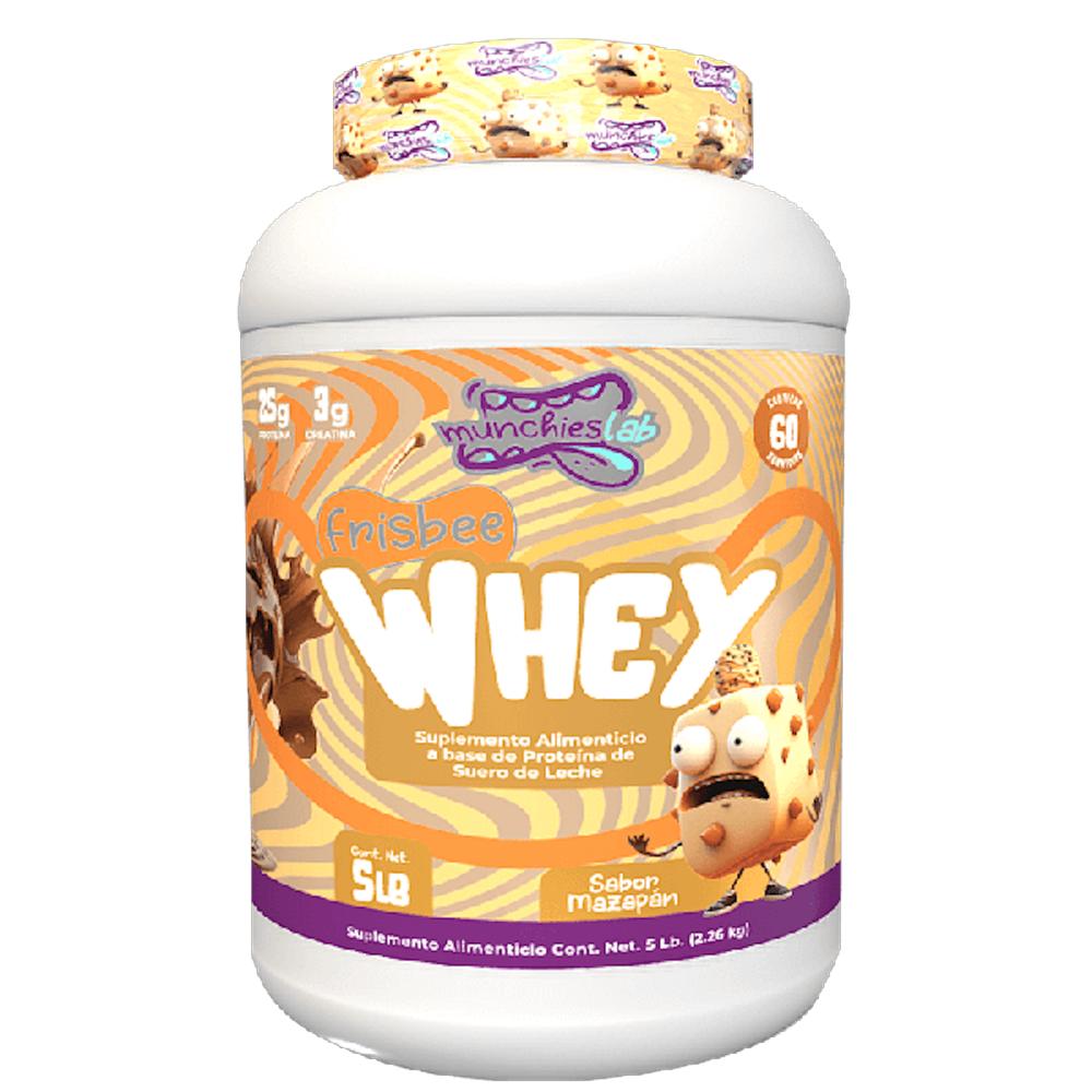 Foto 2 pulgar | Suplemento Munchies Lab Proteína Frisbee Whey Mazapan 5 libras