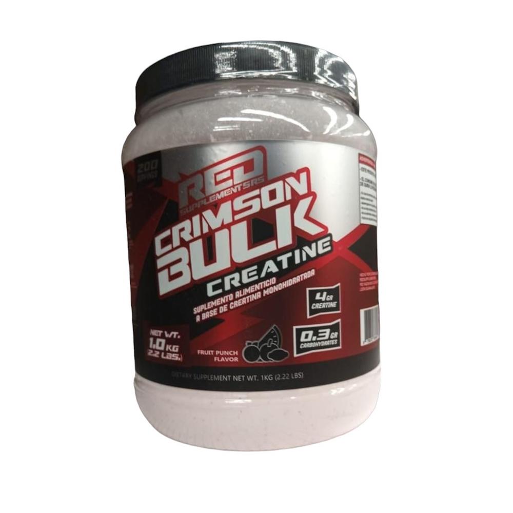 Redline Creatina Monohidratada Crimson Bulk Frutas 1kg