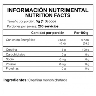 Foto 4 | Redline Creatina Monohidratada Crimson Bulk Frutas 1kg