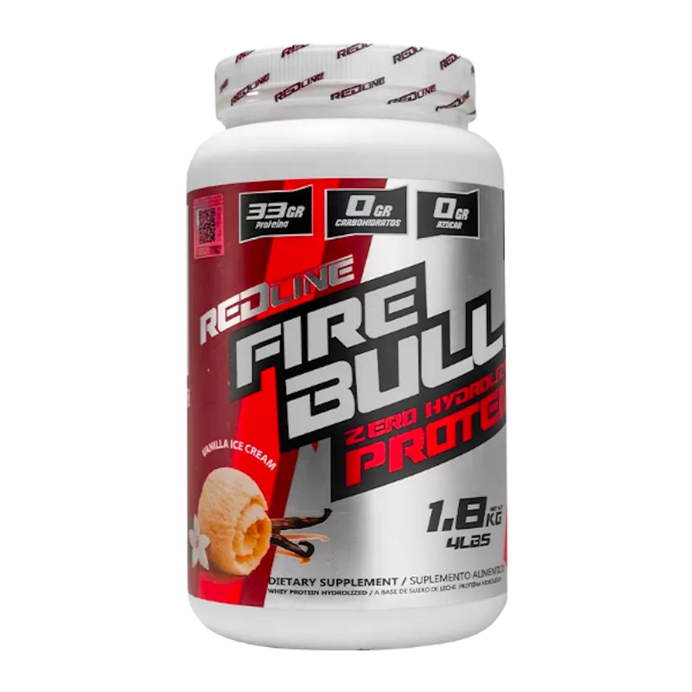 Foto 2 pulgar | Redline Proteina Zero Fire Bull Helado De Vainilla 1.8kg
