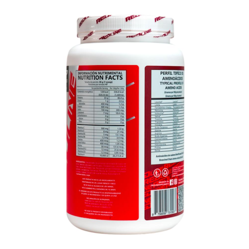 Foto 4 pulgar | Redline Proteina Zero Fire Bull Helado De Vainilla 1.8kg