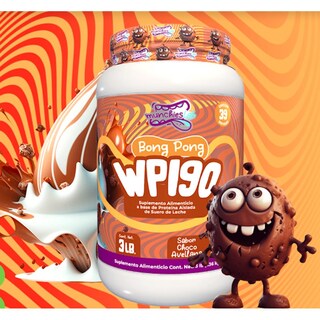 Foto 2 | Suplemento Munchies Lab Bong Pong Proteina Wpigo Choco Avellana 3 libras