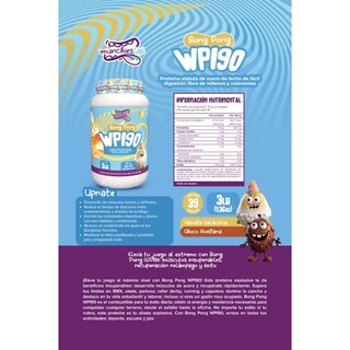 Foto 3 | Suplemento Munchies Lab Bong Pong Proteina Wpigo Choco Avellana 3 libras