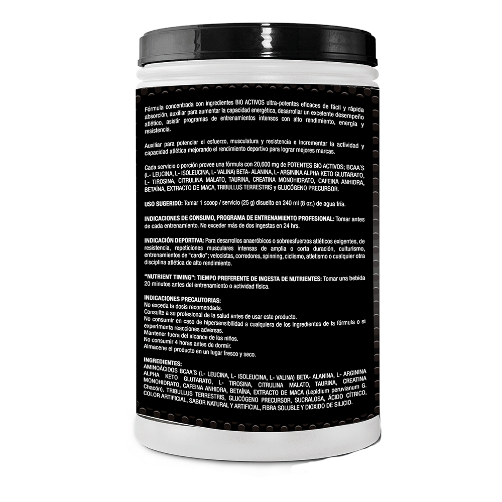 Foto 3 pulgar | Pre Workout F&nt Con Aminoácidos Bcaas Sabor Mora Azúl 600 Gr