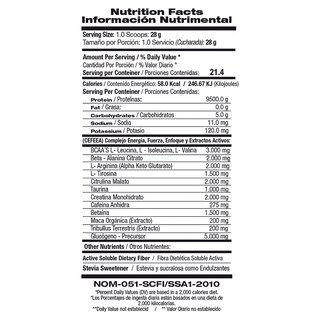 Foto 4 | Pre Workout F&nt Con Aminoácidos Bcaas Sabor Mora Azúl 600 Gr