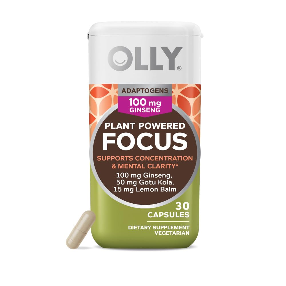 Foto 2 pulgar | Venta Internacional - Suplemento Olly Focus Adaptógen Con Ginseng Y Centella Asiática, 30 Unidades