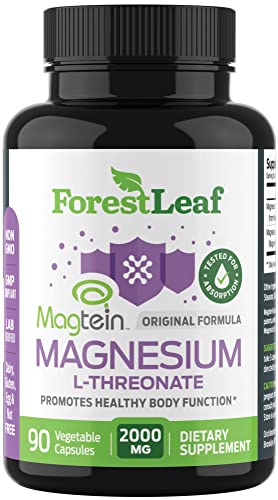 Foto 2 pulgar | Venta Internacional - Suplemento De L-treonato De Magnesio Forestleaf 2000 Mg
