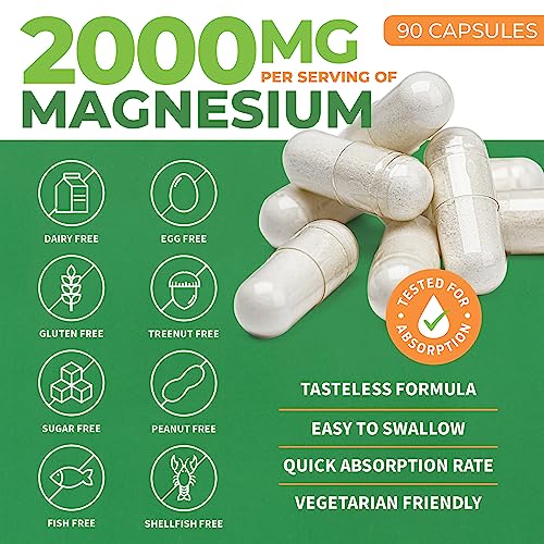 Foto 3 pulgar | Venta Internacional - Suplemento De L-treonato De Magnesio Forestleaf 2000 Mg