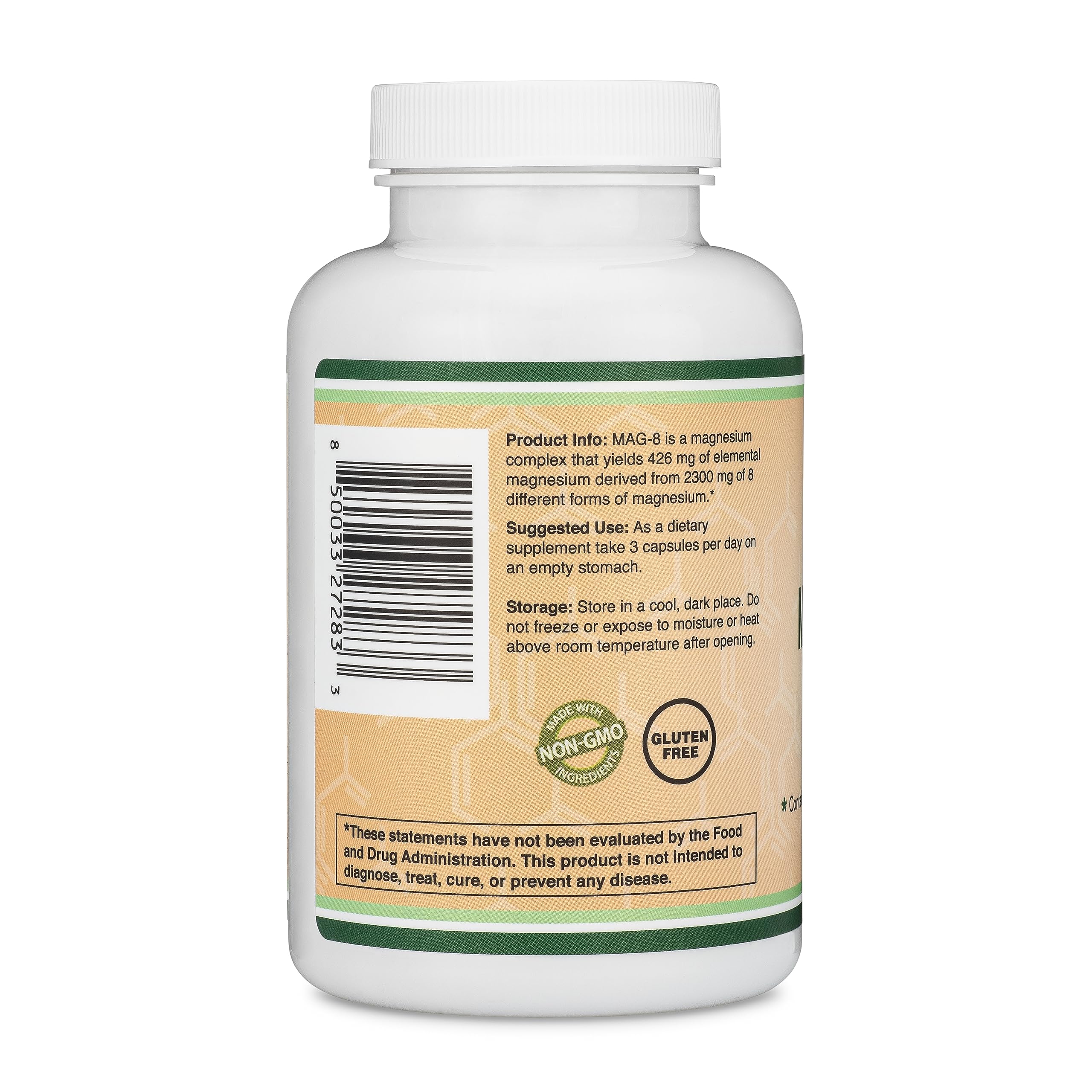 Foto 3 | Venta Internacional - Suplemento Complejo De Magnesio Mag-8 De Double Wood Supplements