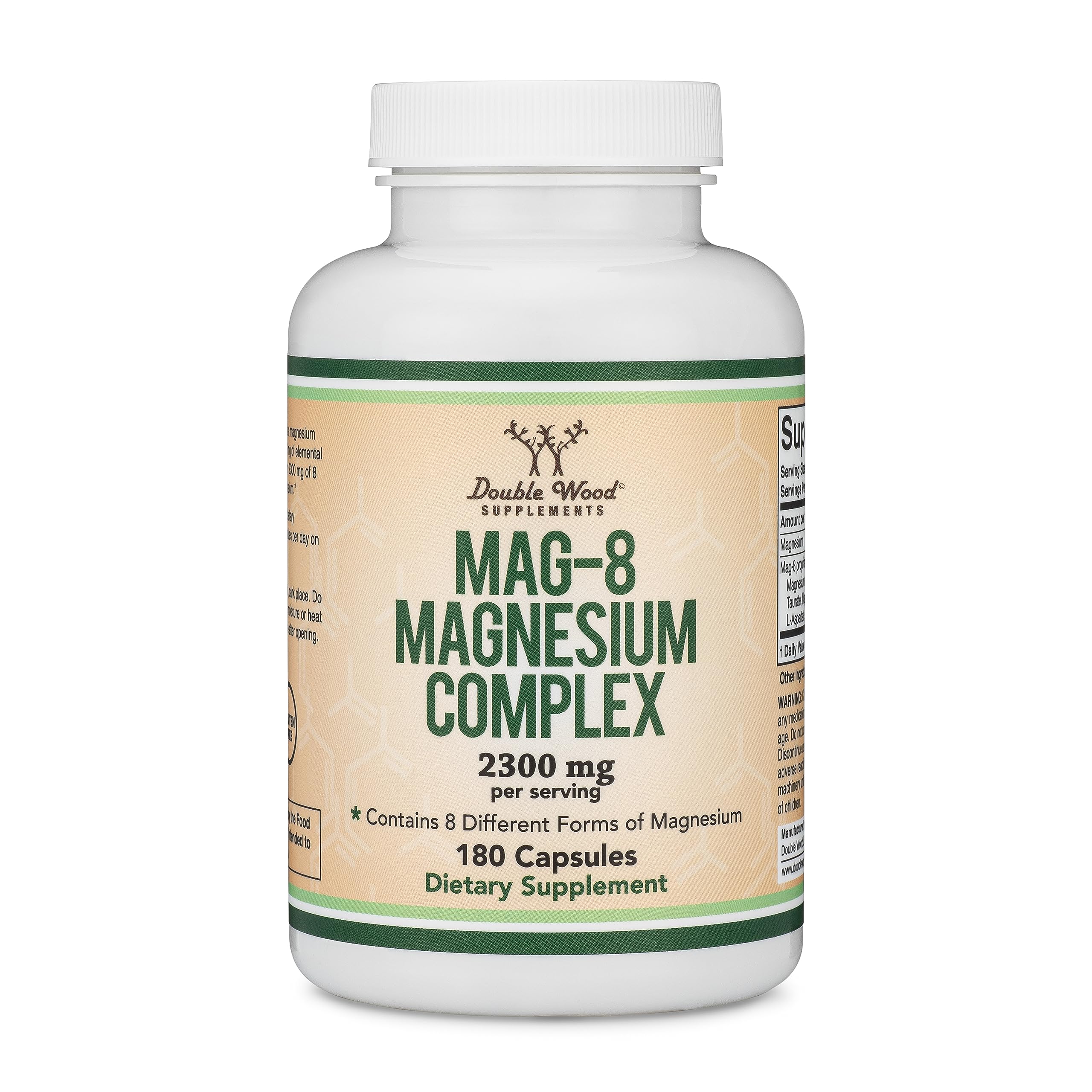 Foto 5 pulgar | Venta Internacional - Suplemento Complejo De Magnesio Mag-8 De Double Wood Supplements
