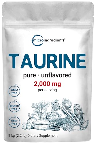 Foto 2 pulgar | Venta Internacional - Suplemento De Micronutrientes De Taurina En Polvo, 1 Kg, 2000 Mg/porción
