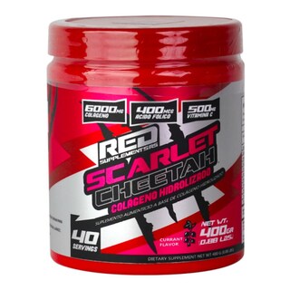 Foto 4 | Redline Colageno Hidrolizado Scarlet Cheetah Grosella 400gr
