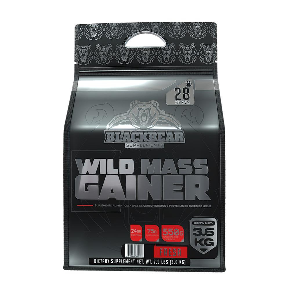 Foto 2 pulgar | Suplemento Blackbear Wild Mass Gainer de 3.6 Kg de Fresa