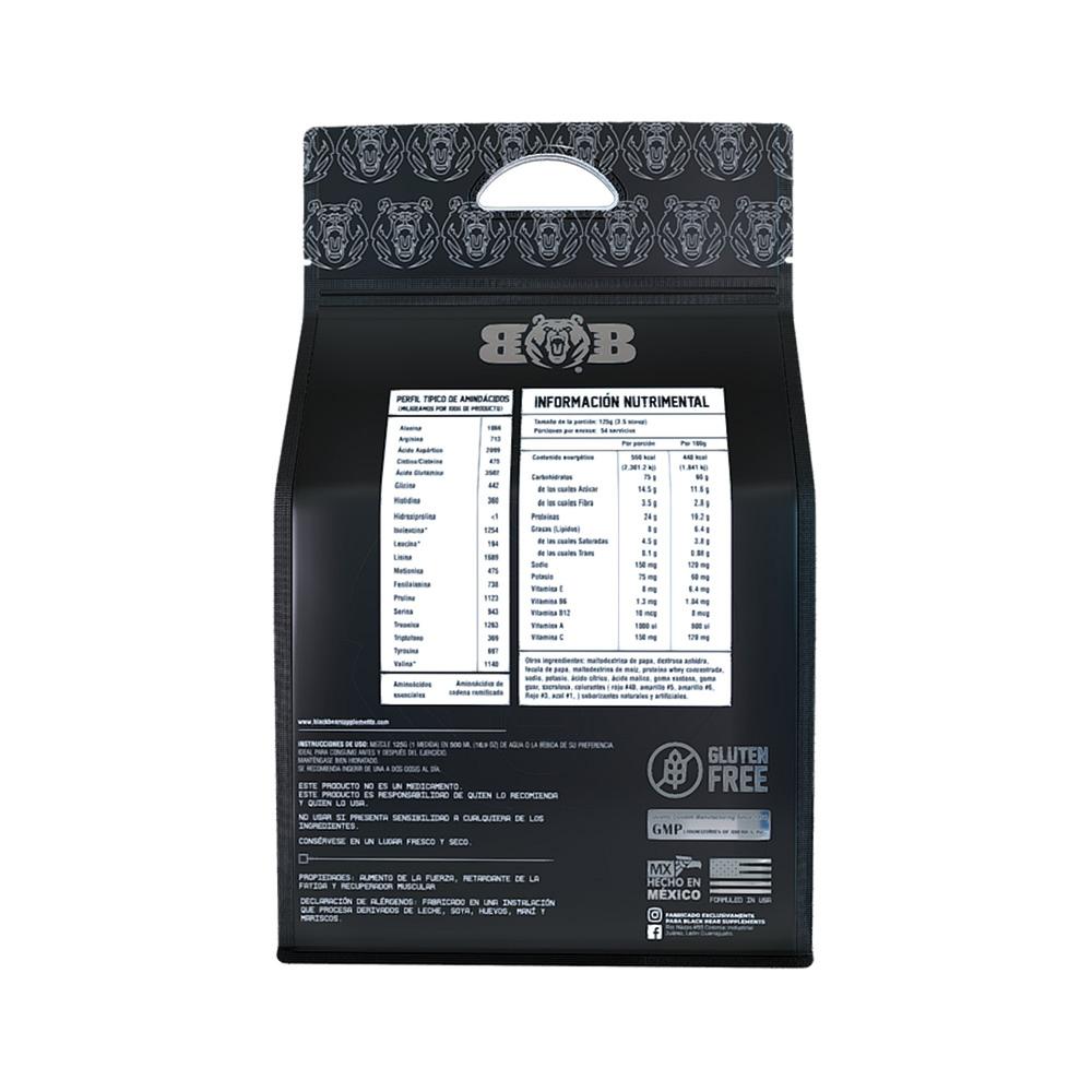 Foto 3 pulgar | Suplemento Blackbear Wild Mass Gainer de 3.6 Kg de Fresa