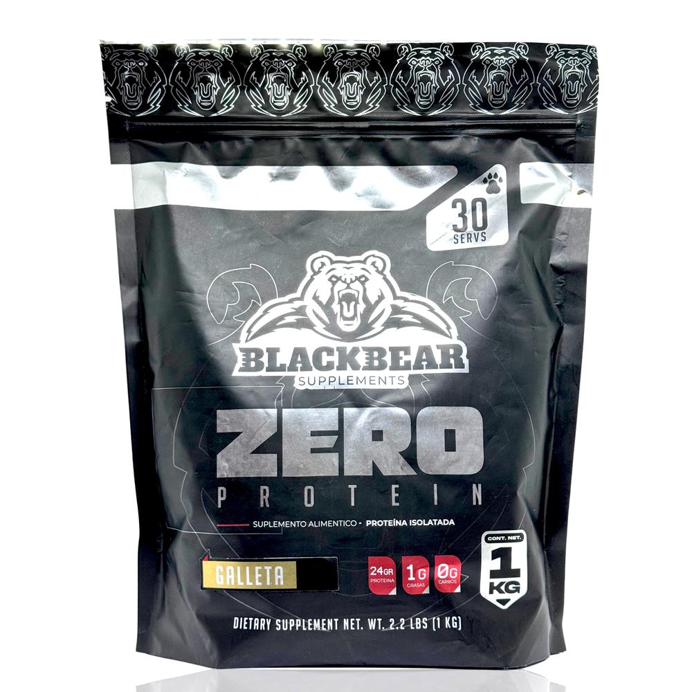 Foto 2 pulgar | Proteína Zero Carbs 1 kg Galleta 30 Serv Isolatada Blackbear