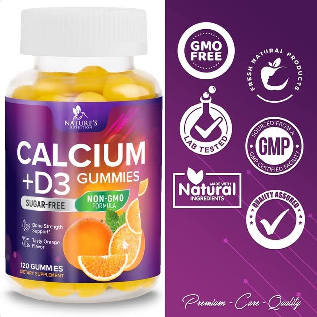 Foto 5 pulgar | Venta Internacional - Gominolas Calcium Gummy Bites Nature's Nutrition, 120 Gomitas Sin Azúcar