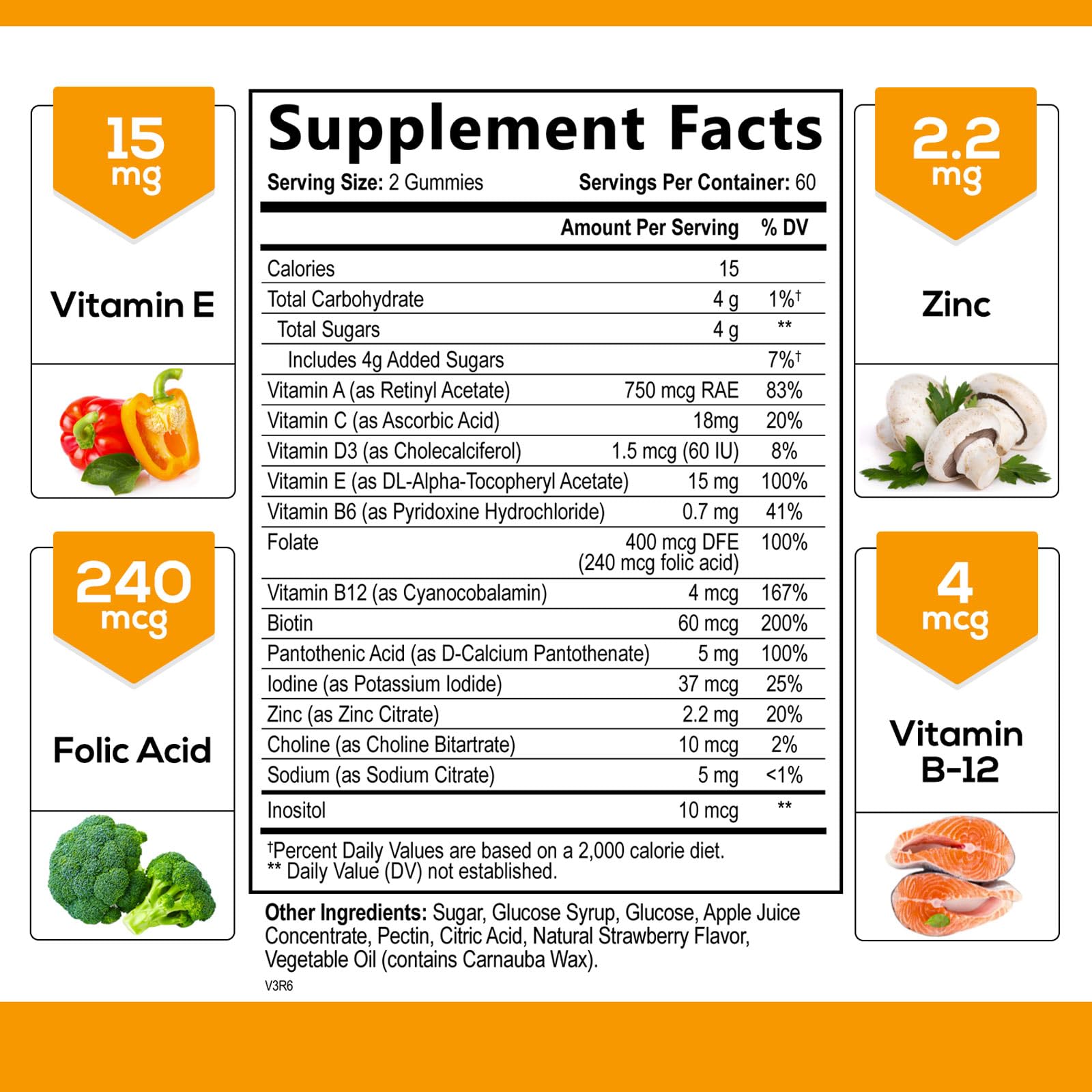 Foto 3 pulgar | Venta Internacional - Gomitas Multivitamínicas Nature's Nutrition Extra Strength 120 Unidades