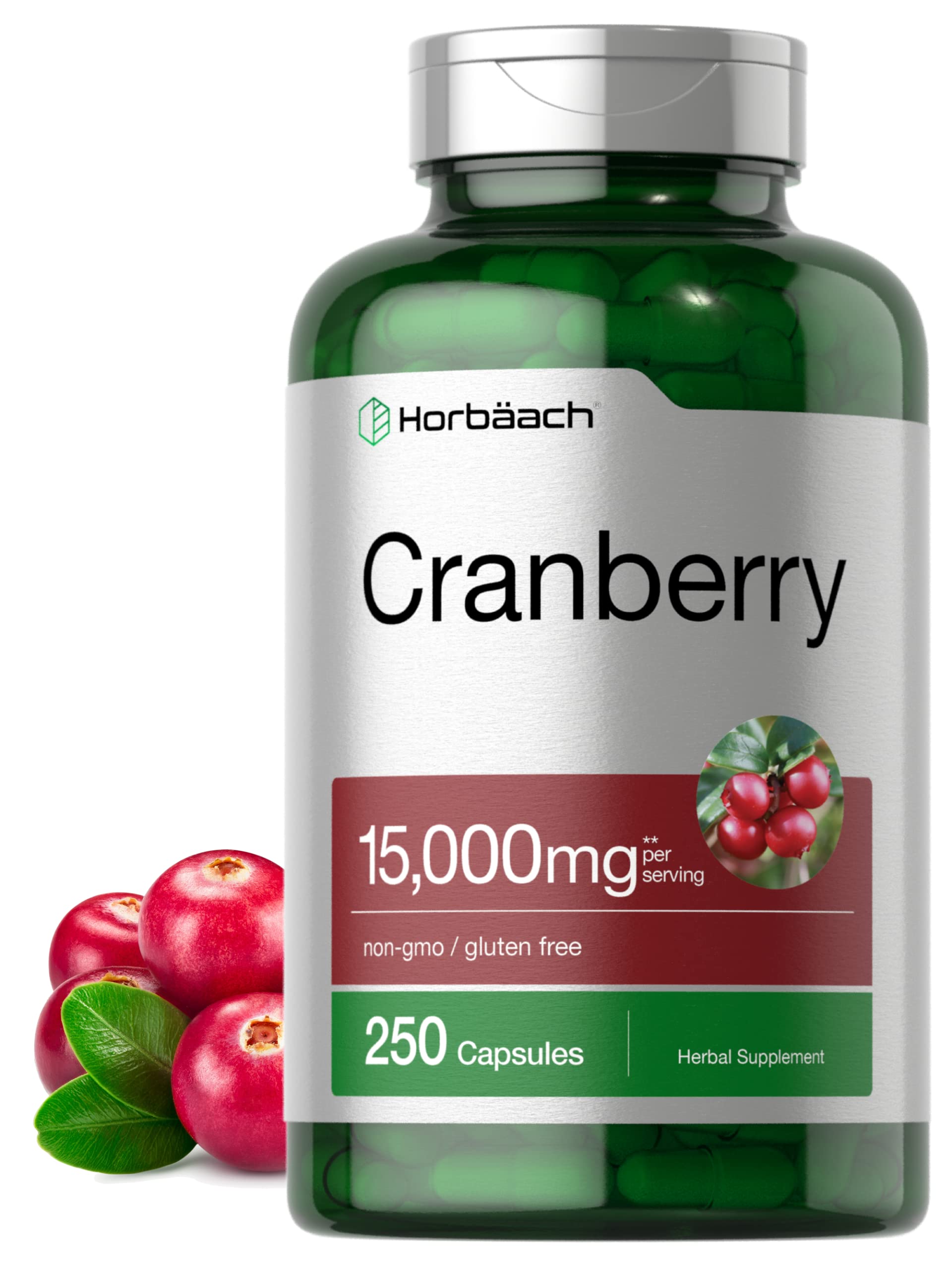 Venta Internacional - Suplemento De Píldoras De Arándano, 1500 Mg, Más Vitamina C, 250 Cápsulas