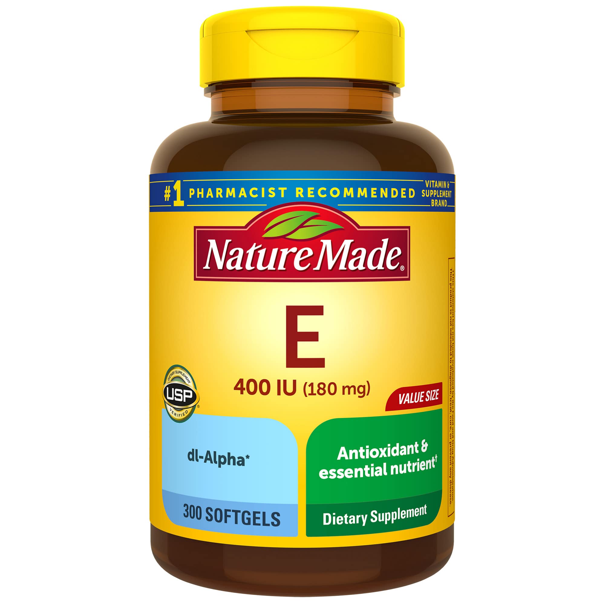 Venta Internacional - Vitamina E Nature Made 180 Mg (400 Ui) De Dl-alpha 300 Cápsulas Blandas