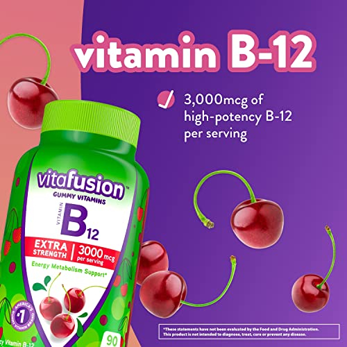 Foto 3 pulgar | Venta Internacional - Suplemento Vitafusion Extra Strength De Vitamina B12 3000 Mcg