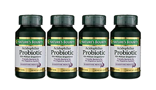 Foto 2 pulgar | Suplemento Nature's Bounty Probiotics Acidophilus 120 Comprimidos - Venta Internacional.