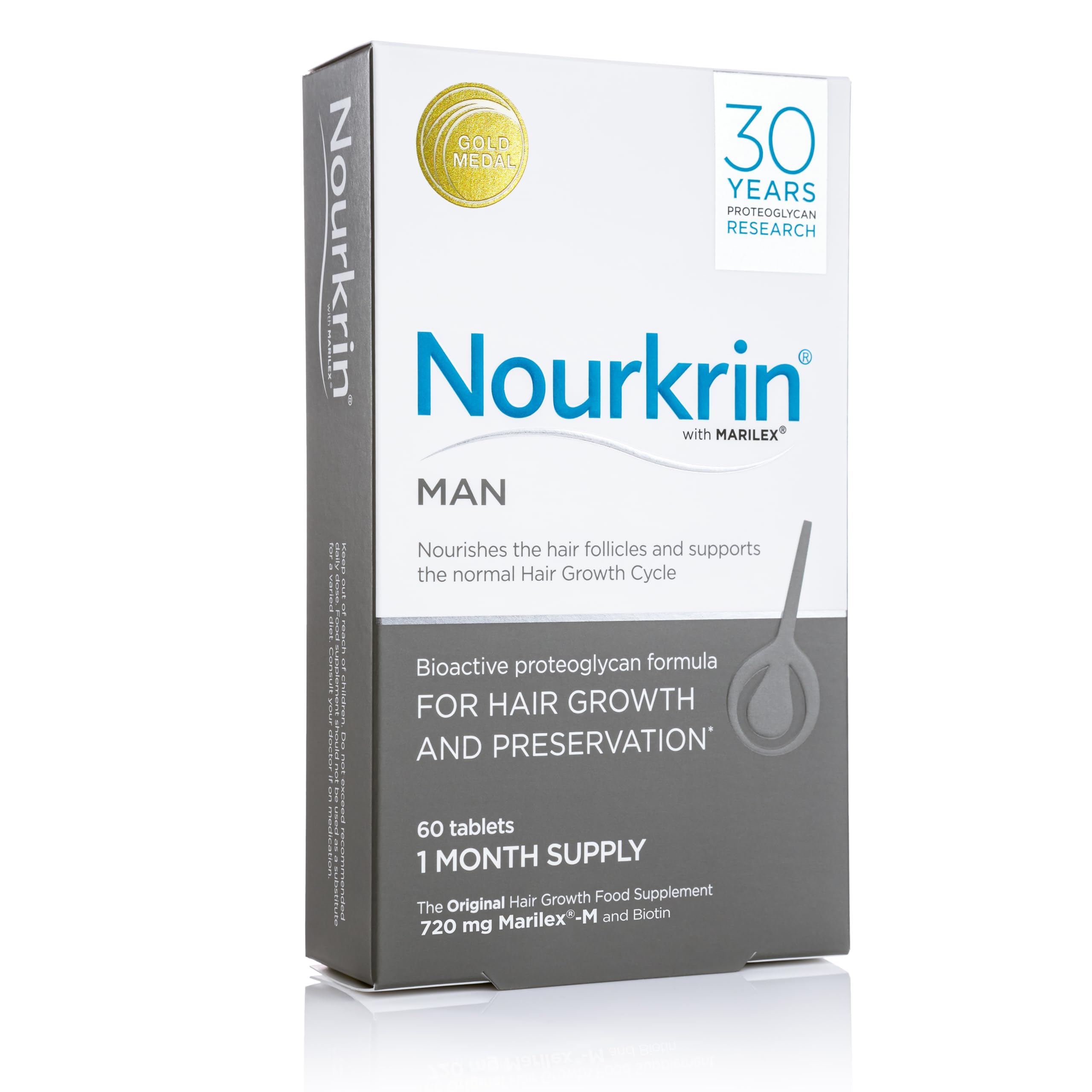 Tabletas Nourkrin Man 60 Tabletas (suministro Para 1 Mes) - Venta Internacional.