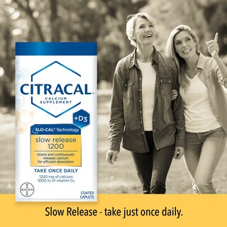 Foto 2 | Venta Internacional - Suplemento De Calcio Citracal Slow Release 1200 Con Vitamina D3