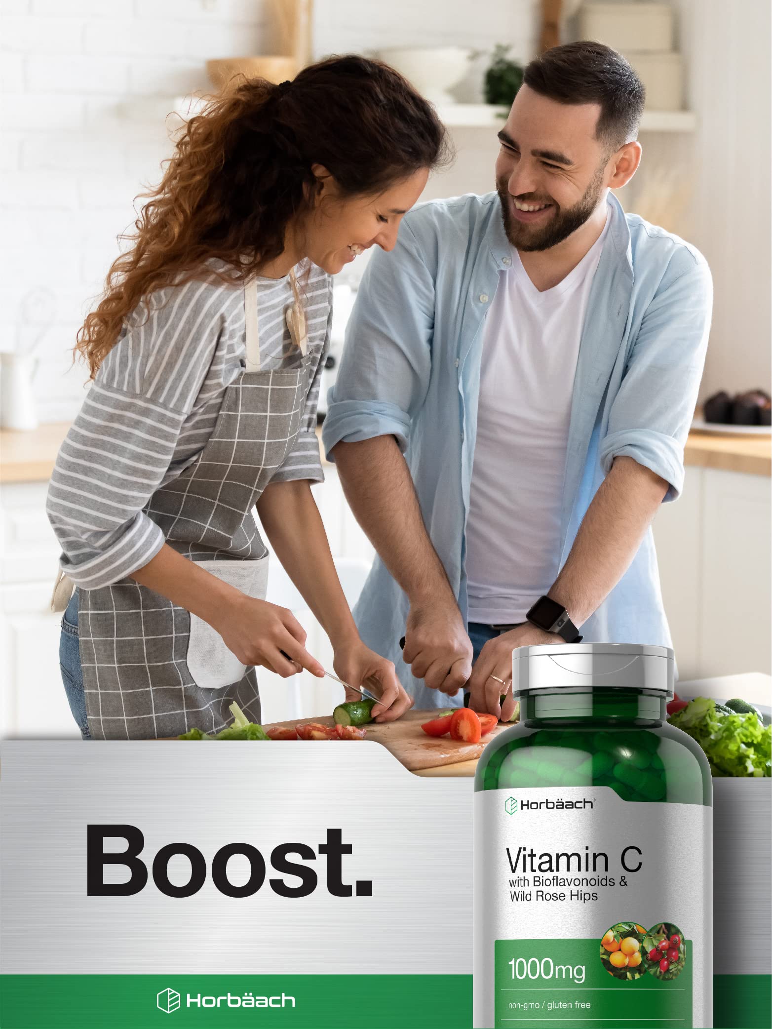 Foto 7 pulgar | Venta Internacional - Vitamina C Horbäach 1000 Mg | 250 Cápsulas Con Bioflavonoides