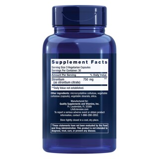 Foto 2 | Venta Internacional - Supplement Life Extension, Cápsulas De Estroncio, 750 Mg, 90 Cápsulas