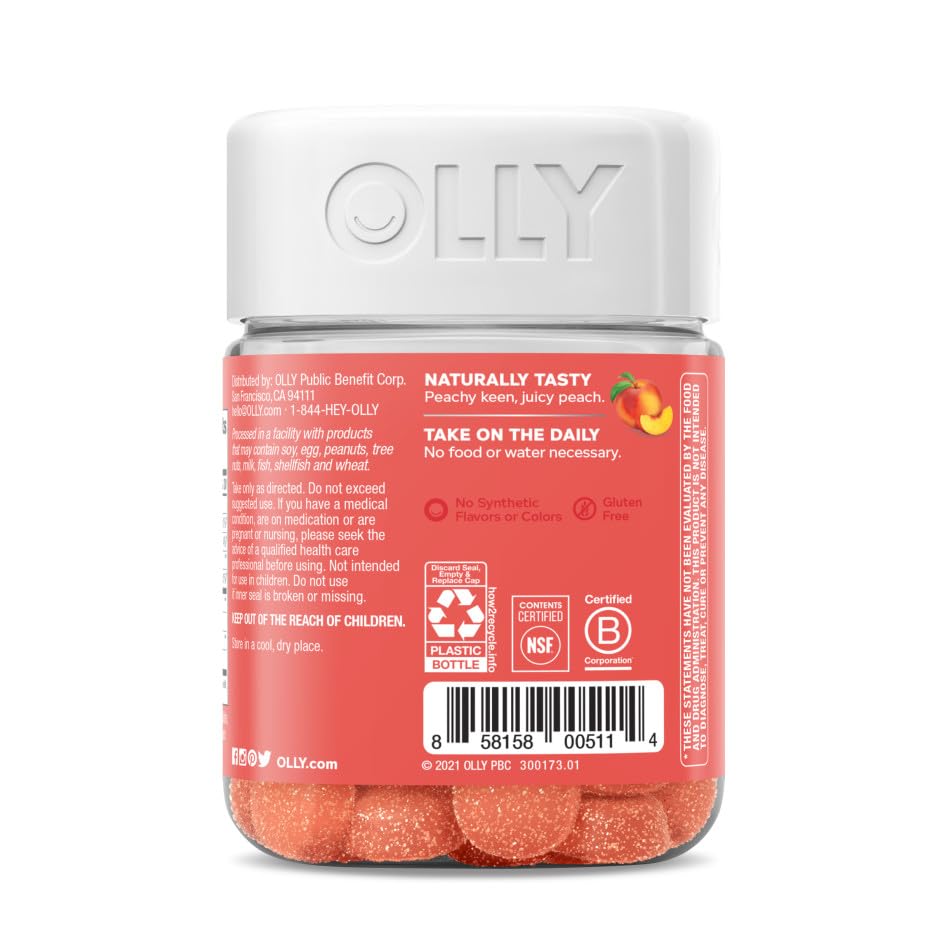 Foto 5 pulgar | Venta Internacional - Gominola Probiótica Olly Digestive Support Melocotón 30 Ml