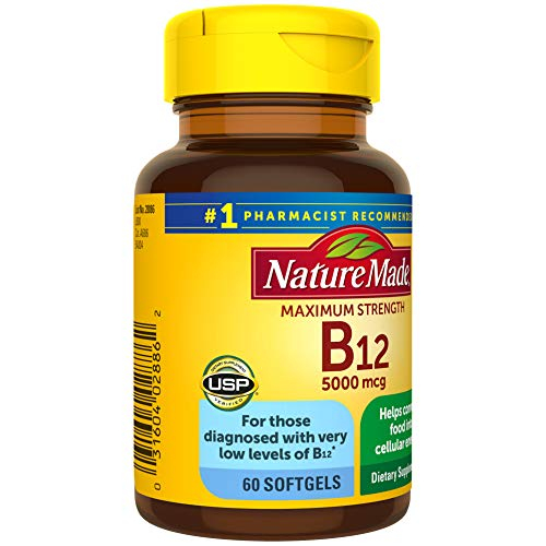 Foto 8 pulgar | Venta Internacional - Suplemento De Vitamina B12 Nature Made 5000 Mcg 60 Cápsulas Blandas