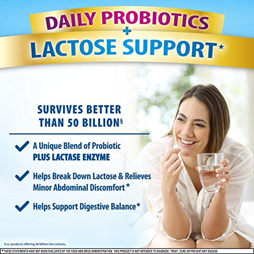 Foto 3 pulgar | Venta Internacional - Suplemento Digestive Advantage Lactose Support 96 Comprimidos