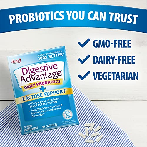 Foto 6 pulgar | Venta Internacional - Suplemento Digestive Advantage Lactose Support 96 Comprimidos