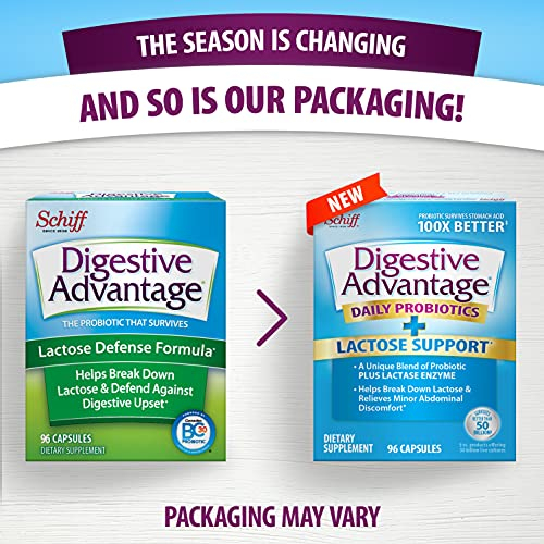 Foto 7 pulgar | Venta Internacional - Suplemento Digestive Advantage Lactose Support 96 Comprimidos