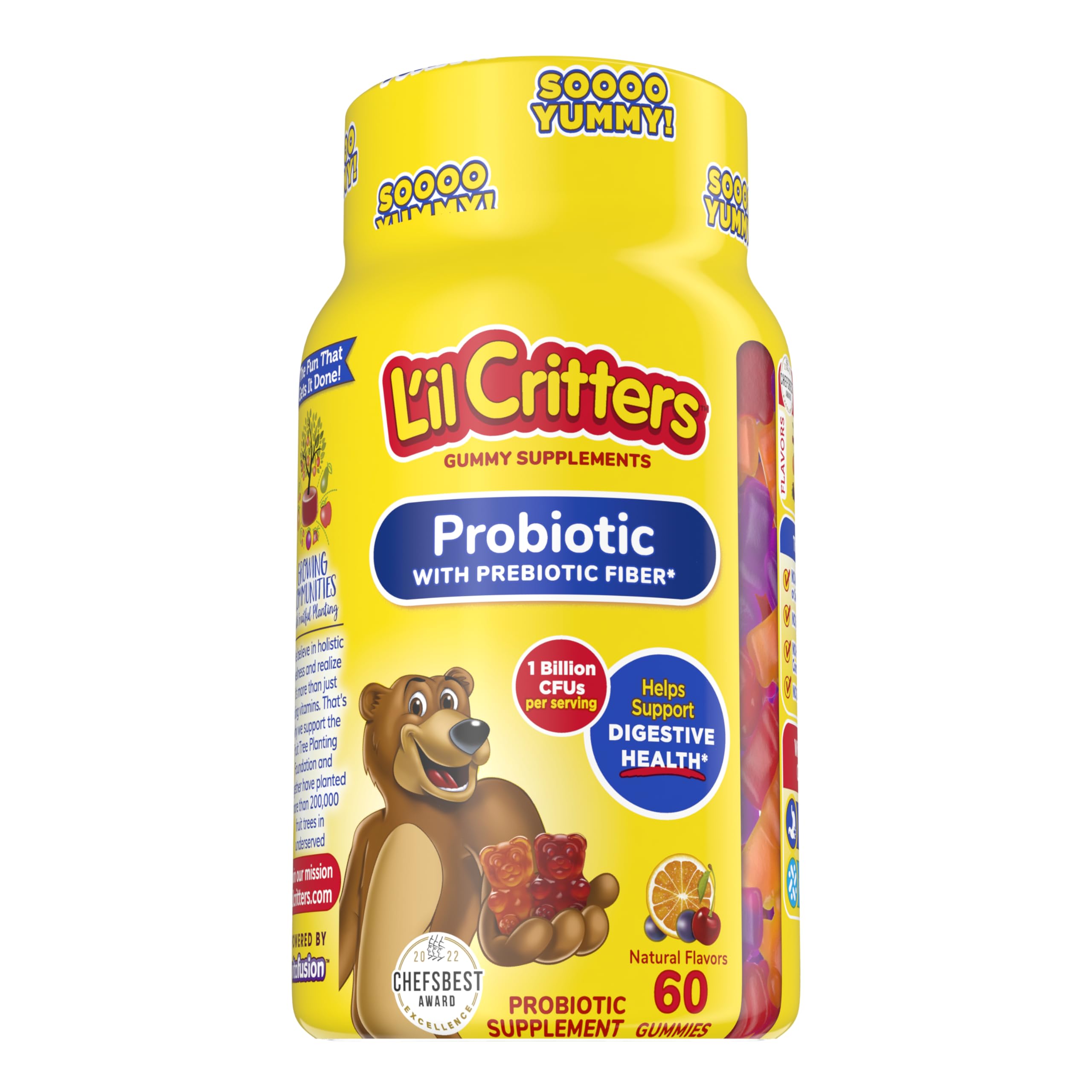 Foto 2 pulgar | Venta Internacional - Gomitas Probióticas Lil Critters Para Niños, 60 Unidades