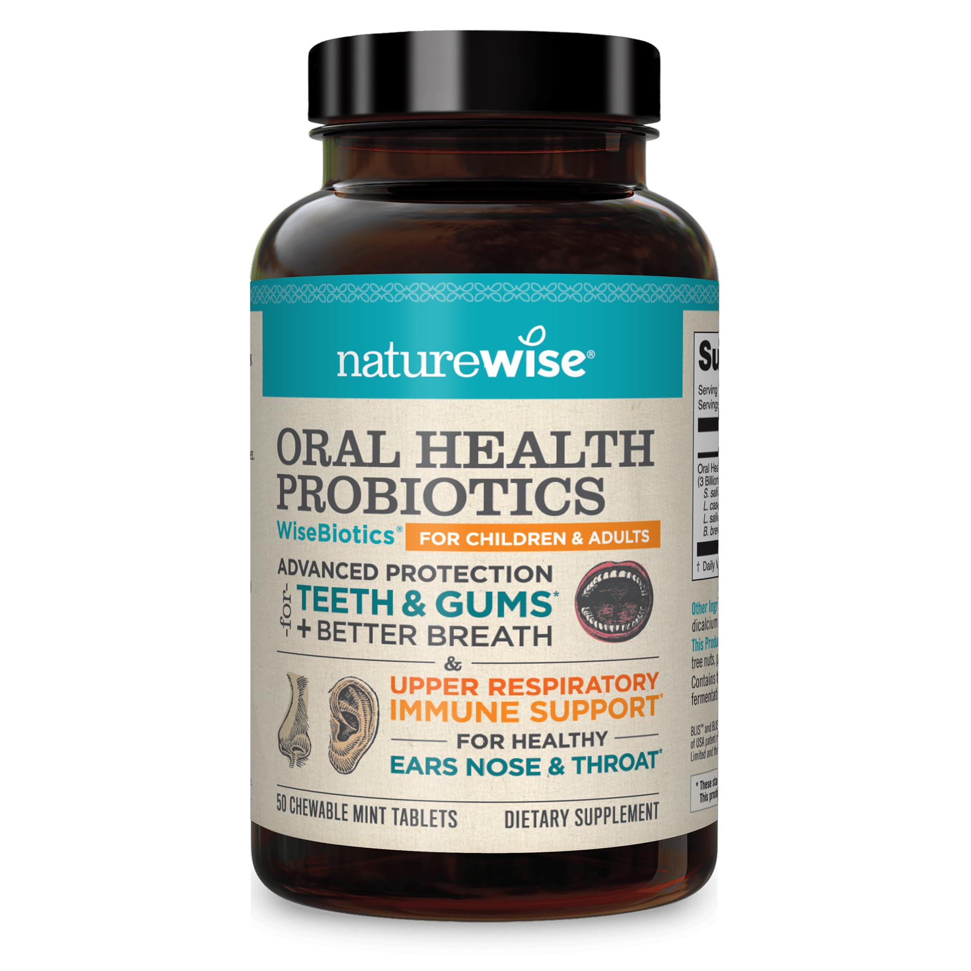 Foto 2 pulgar | Venta Internacional - Tabletas Probióticas Naturewise Para La Salud Bucal Y El Cuidado De Los Dientes