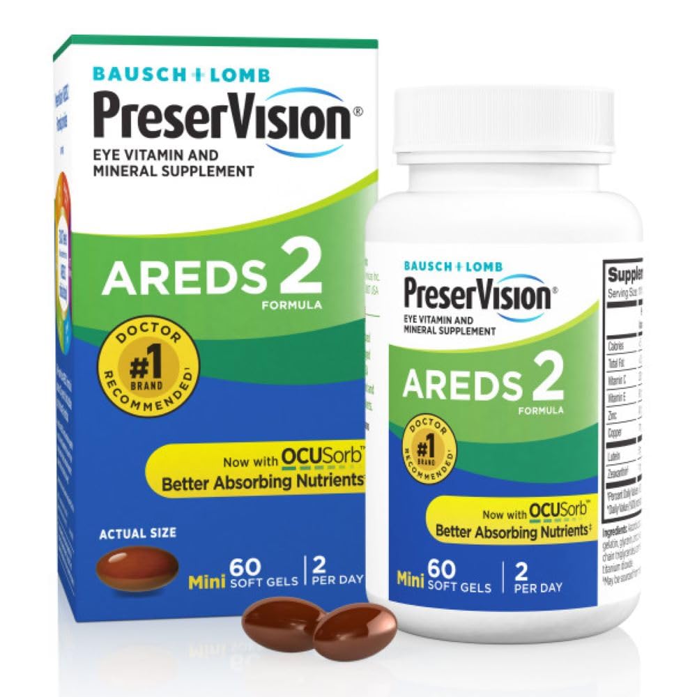 Foto 2 pulgar | Venta Internacional - Suplemento De Vitaminas Y Minerales Para Los Ojos Preservision Areds 2