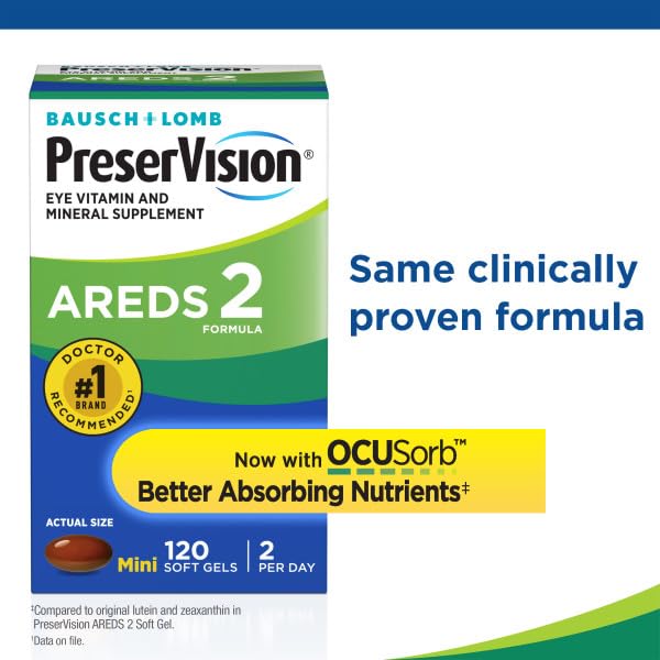 Foto 4 pulgar | Venta Internacional - Suplemento De Vitaminas Y Minerales Para Los Ojos Preservision Areds 2