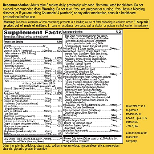 Foto 5 pulgar | Venta Internacional - ¡multivitamínico Nature's Way Alive! Max3 Potency, 180 Comprimidos