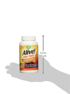Foto 8 | Venta Internacional - ¡multivitamínico Nature's Way Alive! Max3 Potency, 180 Comprimidos