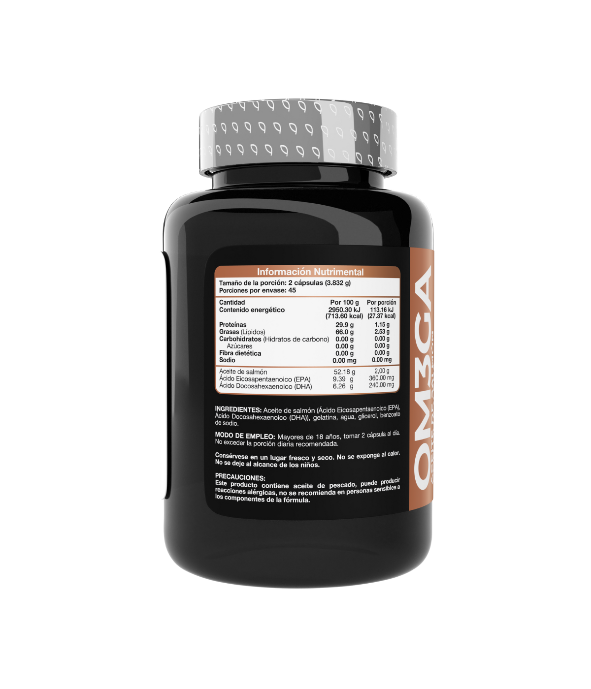 Foto 3 pulgar | Omega 3 Vito Aceite de Salmón Dha y Epa