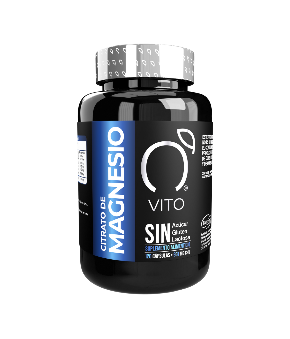Suplemento Vito Citrato de Magnesio de 120 Cápsulas