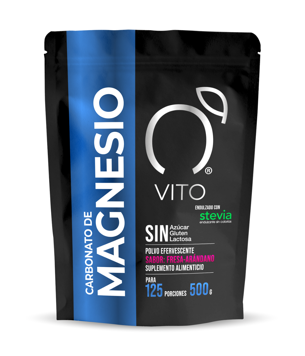 Foto 2 pulgar | Carbonato De Magnesio Vito 500gr Sabor Fresa-arándano