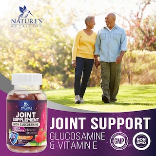 Foto 6 | Gomitas Supplement Nature's Nutrition Para Apoyar Las Articulaciones, 60 Unidades - Venta Internacional.
